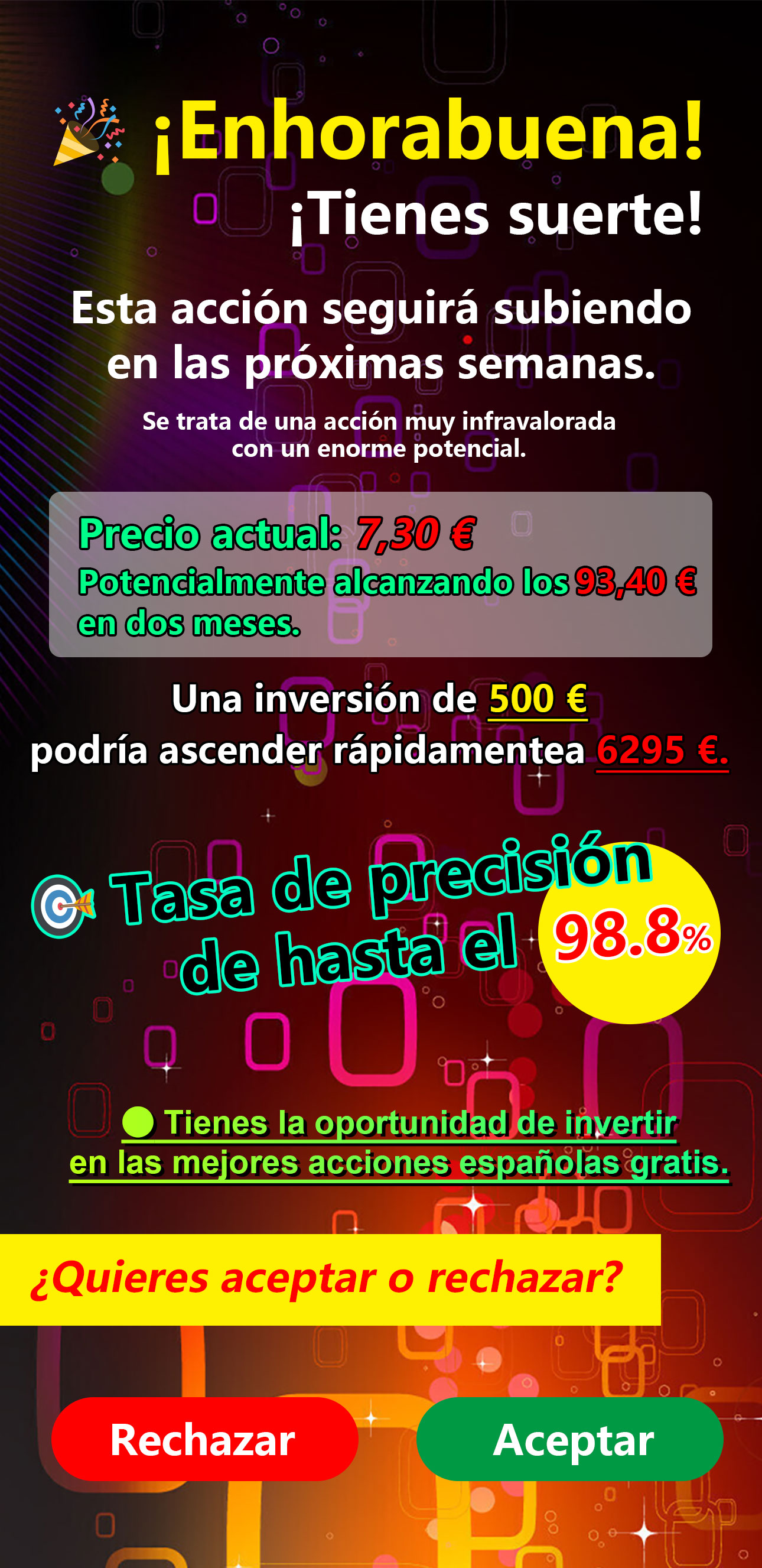 Banner informativo de la comunidad